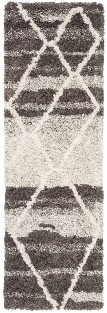 Cosmic Sand, Ivory Retro Collection Plush Shag Rug - Image 6