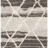 Cosmic Sand, Ivory Retro Collection Plush Shag Rug - Image 7