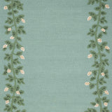 Costal Blue Floral Hand-Tufted Wool Rug - Image 1