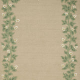 Costal Cream Floral Hand-Tufted Wool Rug - Image 1
