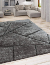 Criss Cross D Plush Shag Rug - Image 4
