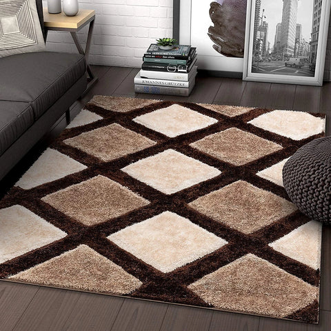 Cross Cut D Plush Shag Rug - Image 1