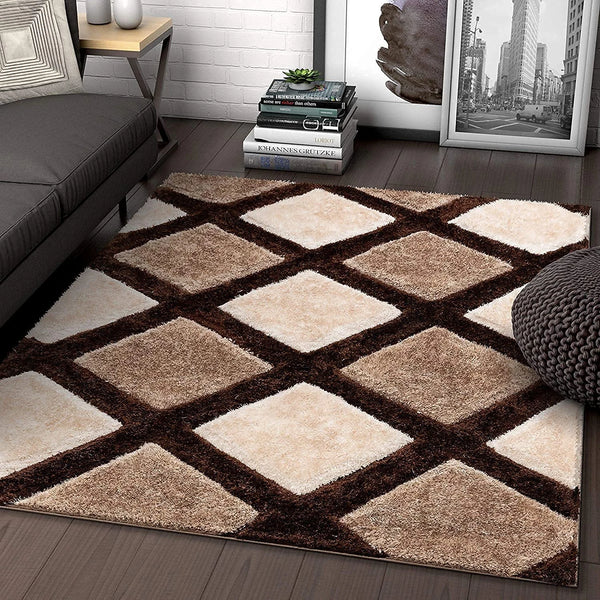 Cross Cut D Plush Shag Rug - Image 1