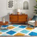 Cut Cross D Plush Shag Rug - Image 4
