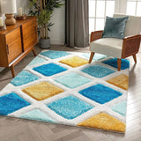 Cut Cross D Plush Shag Rug - Image 5