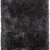 Dark Grey Solid Plush Shag Rug - Image 2