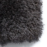 Dark Grey Solid Plush Shag Rug - Image 5