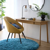 Dark Teal Solid Plush Shag Rug - Image 3