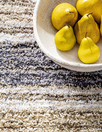 Denim Beige Ombre Collection Plush Shag Rug - Image 2