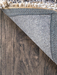 Denim Beige Ombre Collection Plush Shag Rug - Image 4