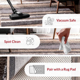 Denim Brown Ombre Collection Plush Shag Rug - Image 2
