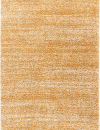 Denim Gold Ivory Ombre Collection Plush Shag Rug - Image 1