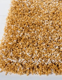 Denim Gold Ivory Ombre Collection Plush Shag Rug - Image 2