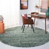 Denim Green, Ivory Ombre Collection Plush Shag Rug - Image 11