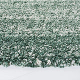 Denim Green, Ivory Ombre Collection Plush Shag Rug - Image 3
