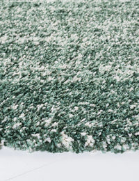 Denim Green, Ivory Ombre Collection Plush Shag Rug - Image 3