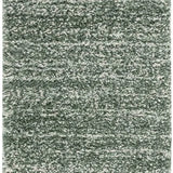Denim Green, Ivory Ombre Collection Plush Shag Rug - Image 5