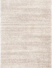 Denim Ivory, Beige Ombre Collection Plush Shag Rug - Image 1