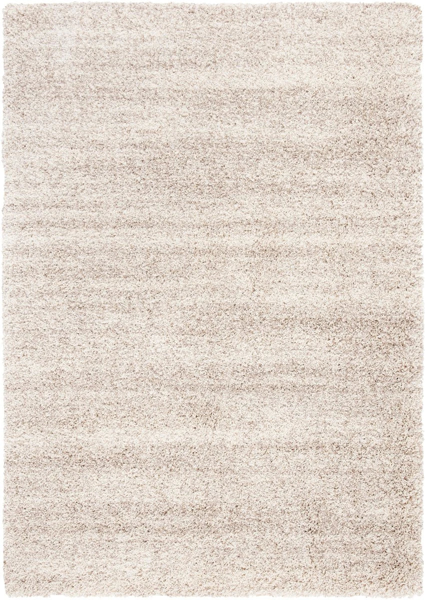 Denim Ivory, Beige Ombre Collection Plush Shag Rug - Image 1
