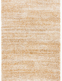Denim Ivory, Gold Ombre Collection Plush Shag Rug - Image 1
