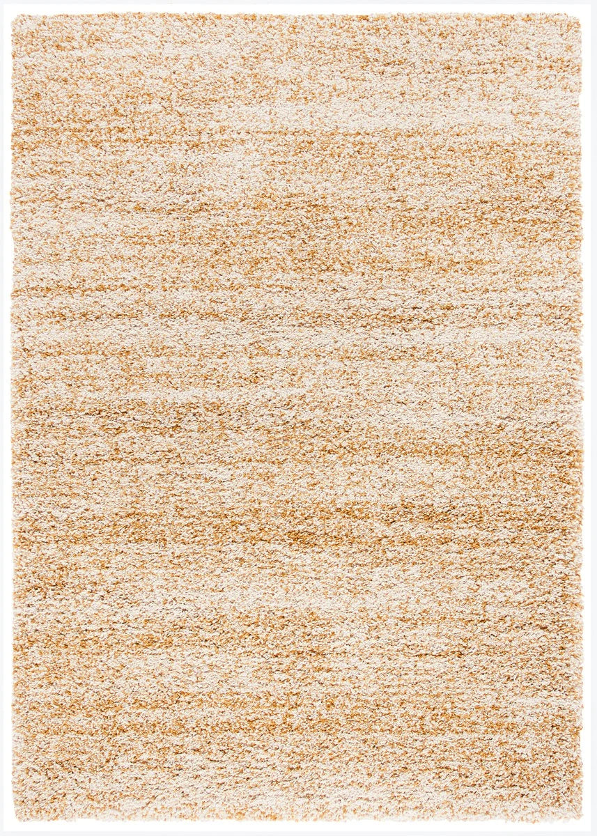 Denim Ivory, Gold Ombre Collection Plush Shag Rug - Image 1