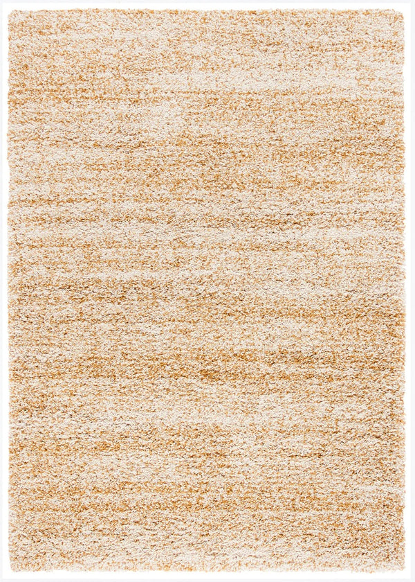 Denim Ivory, Gold Ombre Collection Plush Shag Rug - Image 1