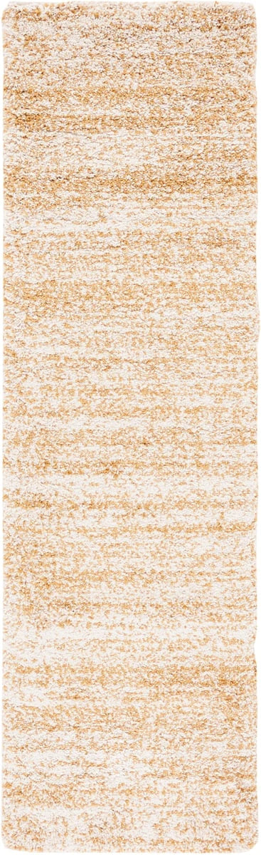 Denim Ivory, Gold Ombre Collection Plush Shag Rug - Image 5