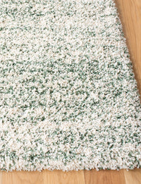 Denim Ivory, Green Ombre Collection Plush Shag Rug - Image 3