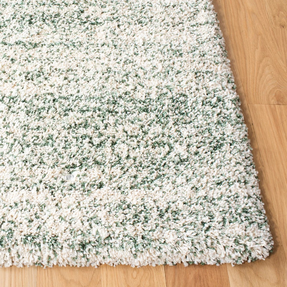 Denim Ivory, Green Ombre Collection Plush Shag Rug - Image 3