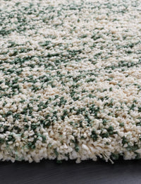 Denim Ivory, Green Ombre Collection Plush Shag Rug - Image 4