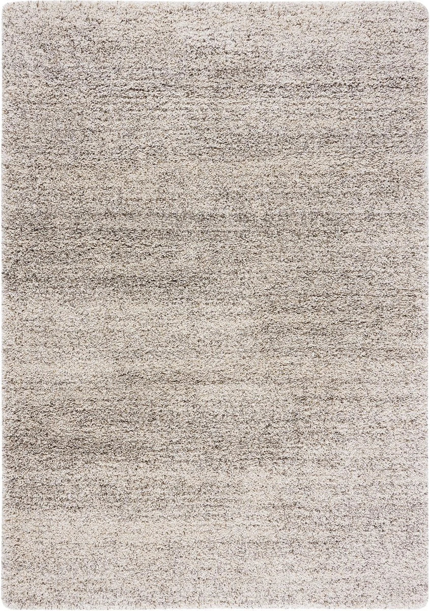 Denim Ivory, Grey Ombre Collection Plush Shag Rug - Image 1
