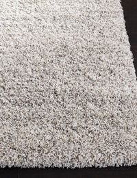 Denim Ivory, Grey Ombre Collection Plush Shag Rug - Image 3