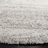 Denim Ivory, Grey Ombre Collection Plush Shag Rug - Image 4