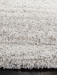 Denim Ivory, Grey Ombre Collection Plush Shag Rug - Image 4