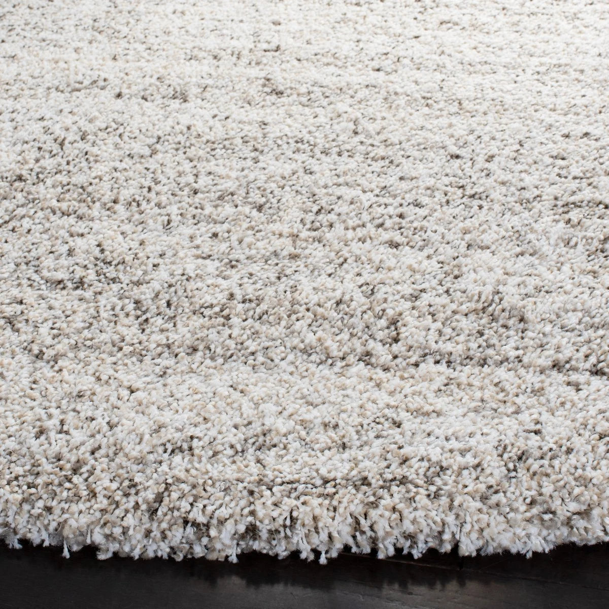 Denim Ivory, Grey Ombre Collection Plush Shag Rug - Image 4