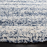 Denim Ivory, Navy Ombre Collection Plush Shag Rug - Image 4
