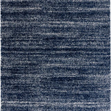 Denim Navy Ivory Ombre Collection Plush Shag Rug - Image 3