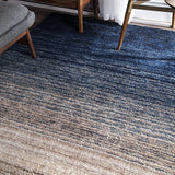 Denim Navy Ombre Collection Plush Shag Rug - Image 2