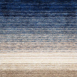 Denim Navy Ombre Collection Plush Shag Rug (Alternate Angle) - Image 3