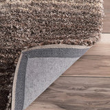 Denim Navy Ombre Collection Plush Shag Rug (Alternate Angle) - Image 5