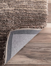 Denim Navy Ombre Collection Plush Shag Rug (Alternate Angle) - Image 5