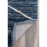 Denim Ombre Collection Plush Shag Rug - Image 2