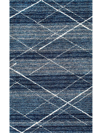 Denim Ombre Collection Plush Shag Rug - Image 5