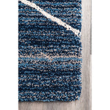 Denim Ombre Collection Plush Shag Rug - Image 7