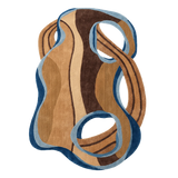 Devran Irregular Hand-Tufted Wool Rug - Image 1