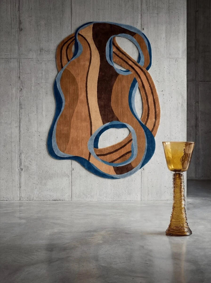 Devran Irregular Hand-Tufted Wool Rug - Image 3
