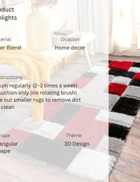 Diamond Plush Shag Rug - Image 1