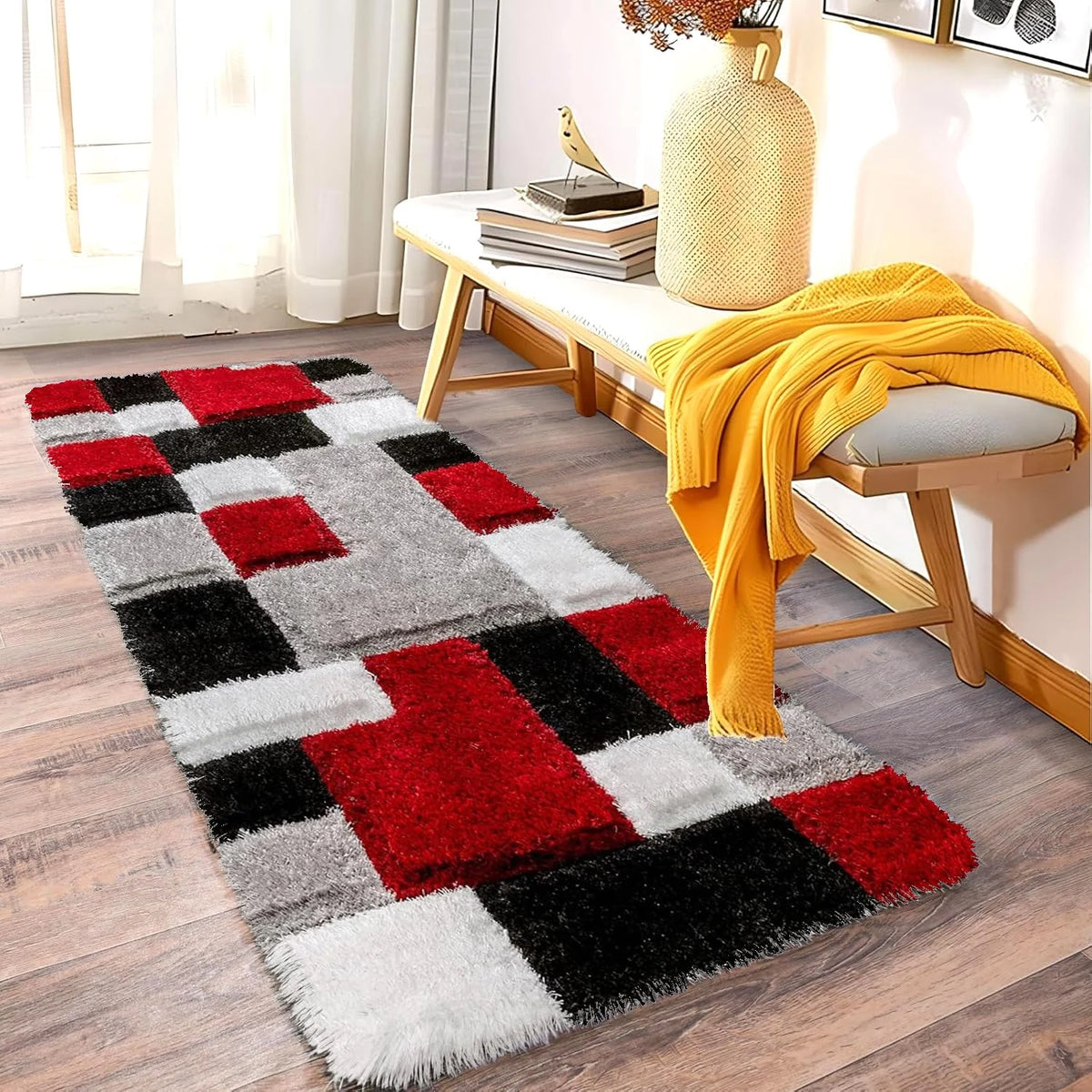 Diamond Plush Shag Rug - Image 2