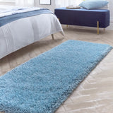 Duck Egg Solid Plush Shag Rug - Image 2