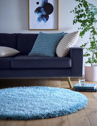 Duck Egg Solid Plush Shag Rug - Image 3